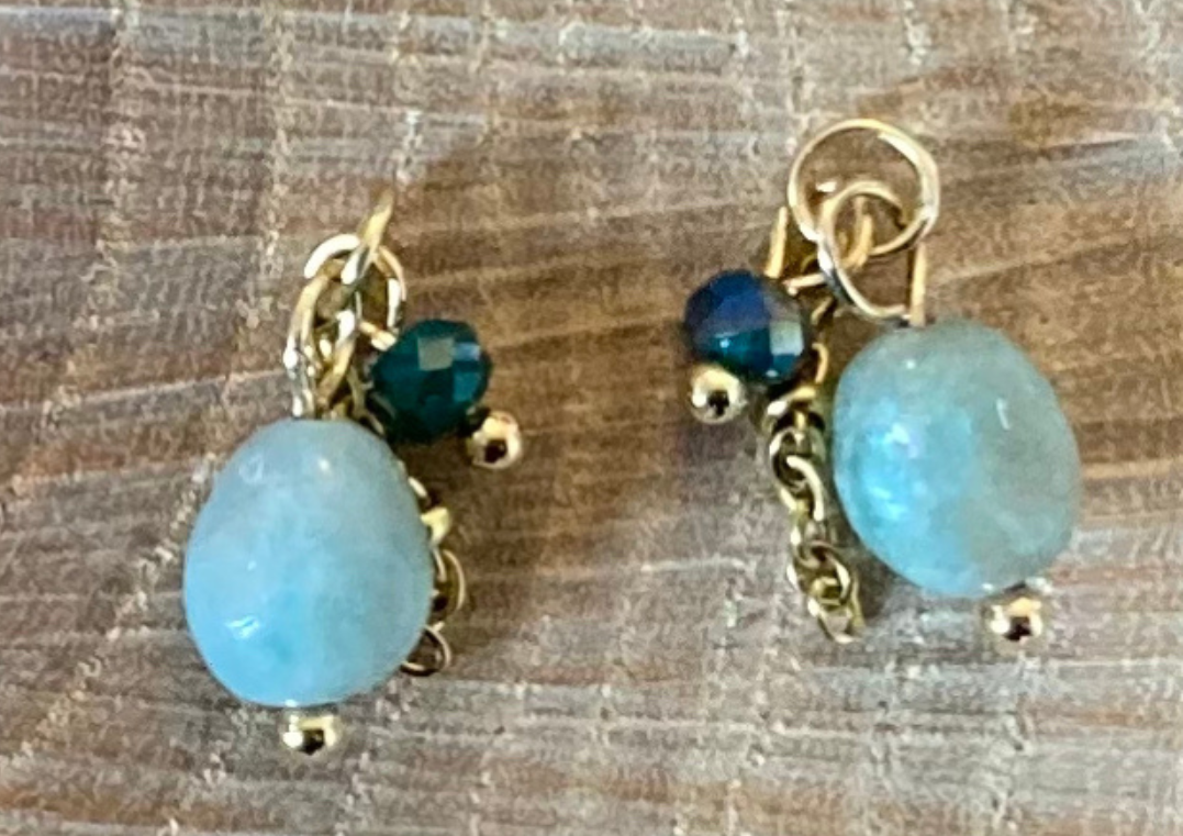Collier réversible Néo ♢ charm amazonite