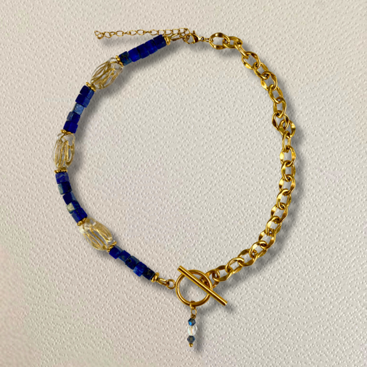 Collier Tulizuli • pierres Lapis Lazuli