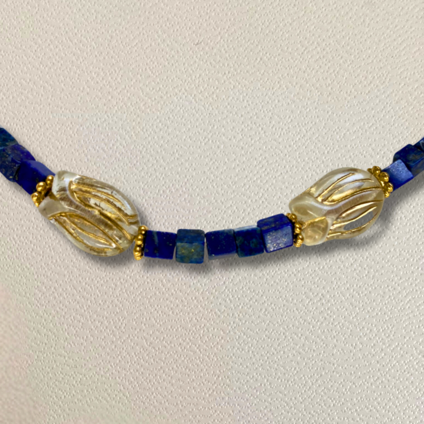 Collier Tulizuli • pierres Lapis Lazuli