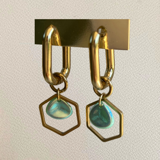 Créoles ovales Doris ♢ acier inoxydable