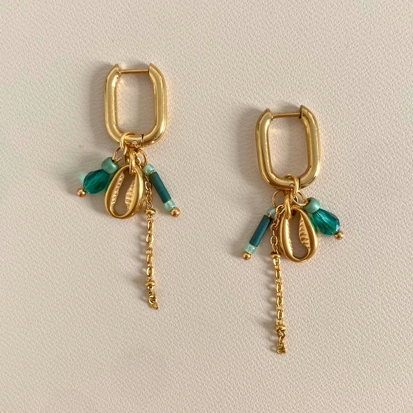 Coffret duo « Trésors marins » • collier et créoles