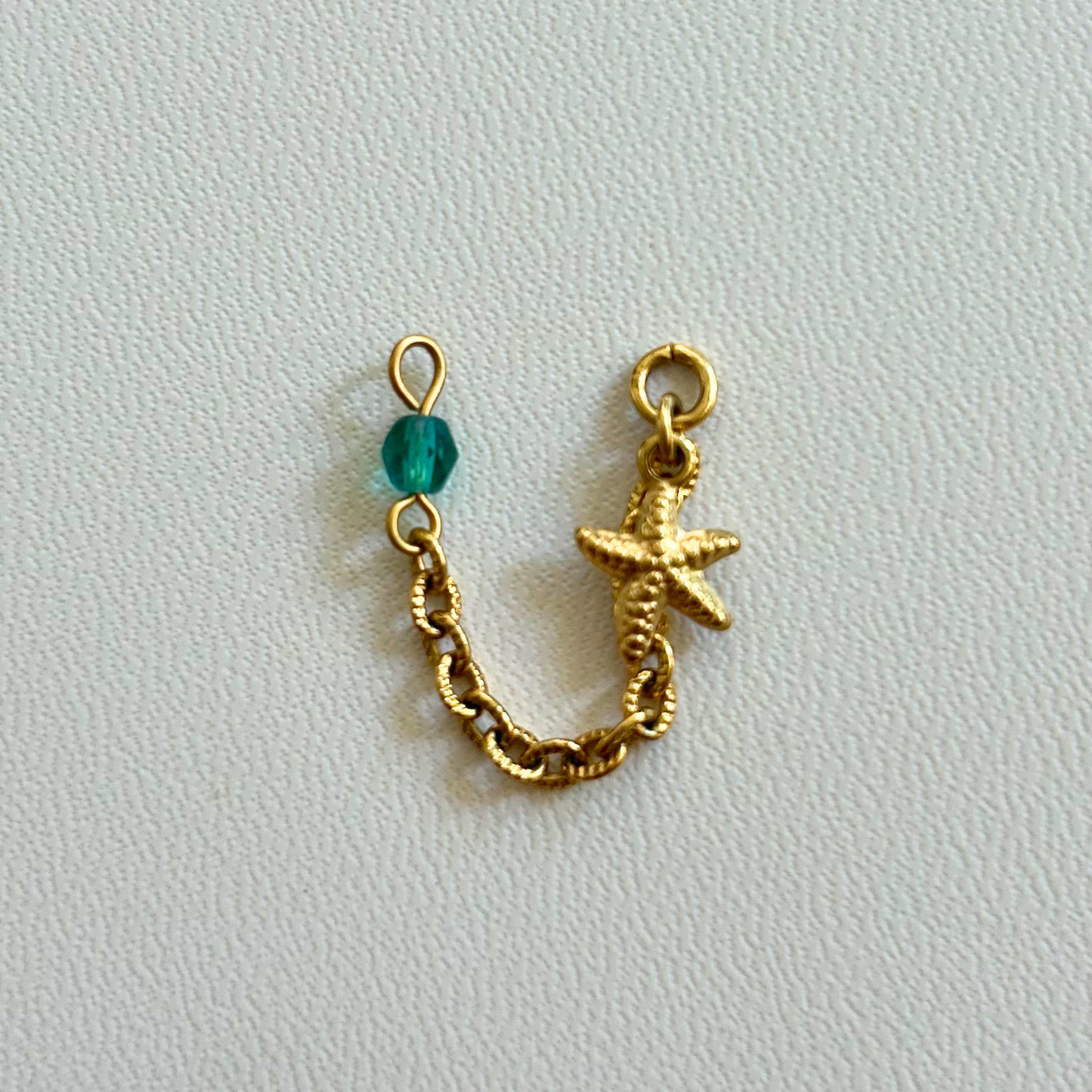 Chainette 6 • charm étoile de mer