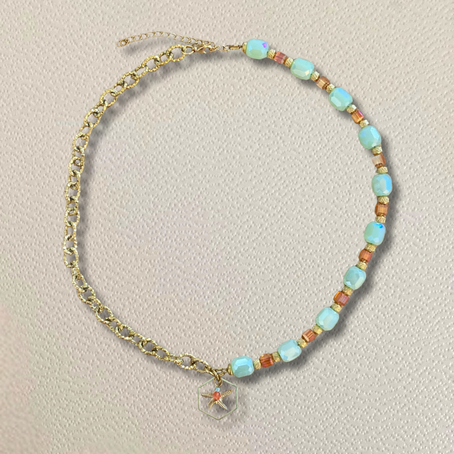 Collier Calliope • charm étoile de mer