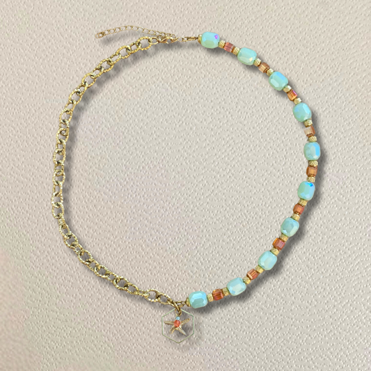 Collier Calliope • charm étoile de mer