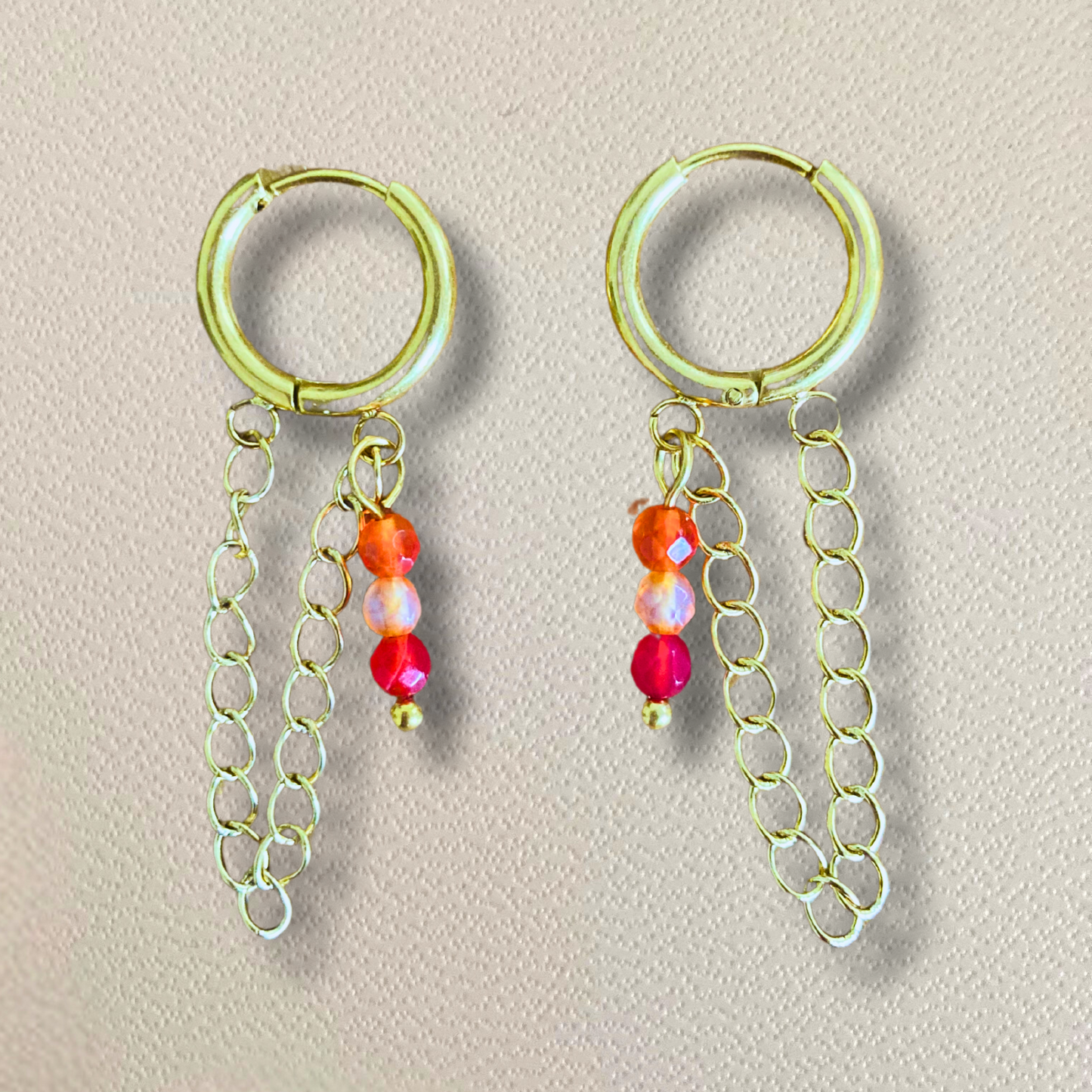 Créoles Agata ♢ pierres d'agate