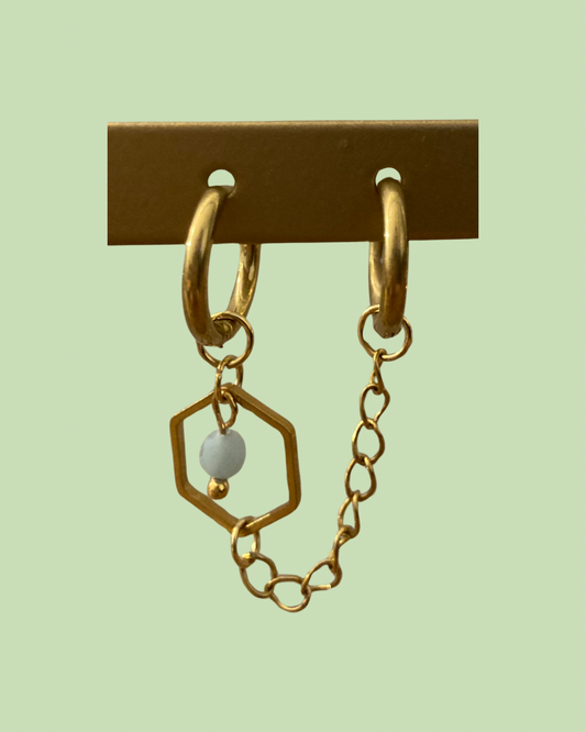 Créoles 3-en-1 Nya ♢ bijou modulable