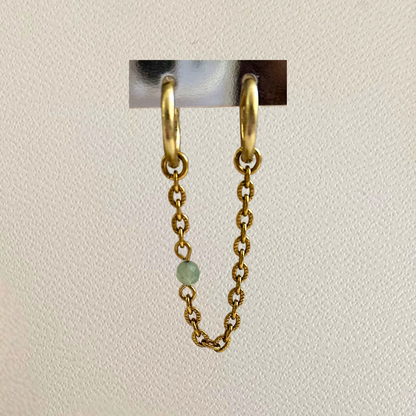 Chainette 1 • pierre d'aventurine