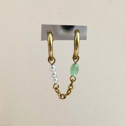 Chainette 3 • perles nacrées