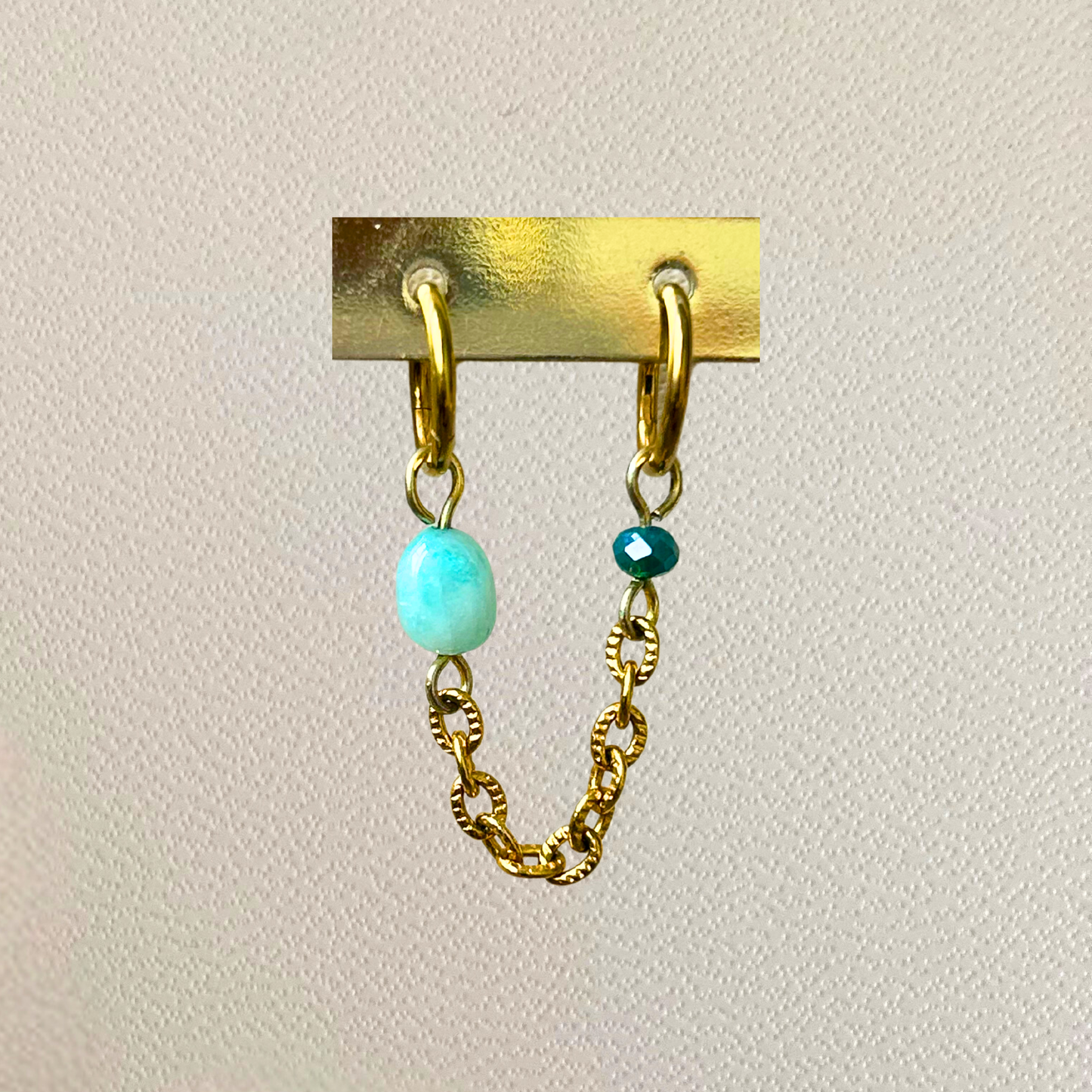 Chainette 9 • pierre d'amazonite