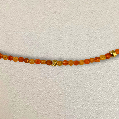 Collier flamboyant Sirocco • charm mi-soleil / mi-lune