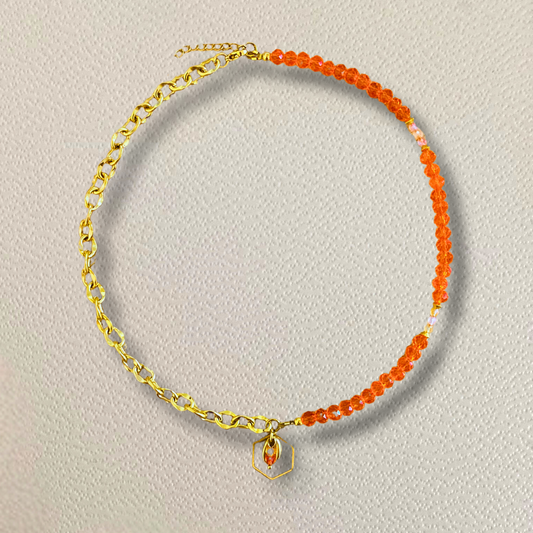 Collier Arancia ♢ charm coquillage cauri