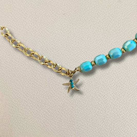 Collier Astéria • charm étoile de mer