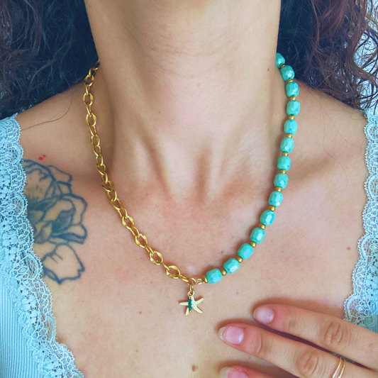 Collier Astéria • charm étoile de mer
