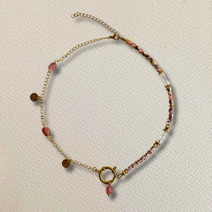 Collier Carlotta ♢ quartz fraise