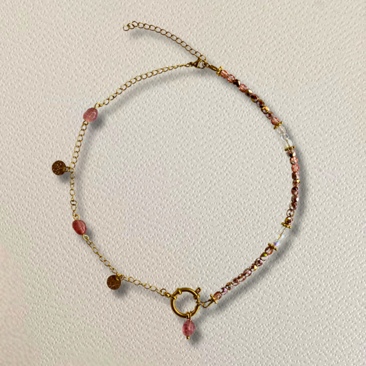 Collier Carlotta ♢ quartz fraise