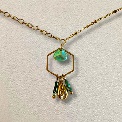 Collier Méra • pendentif "à la plage"