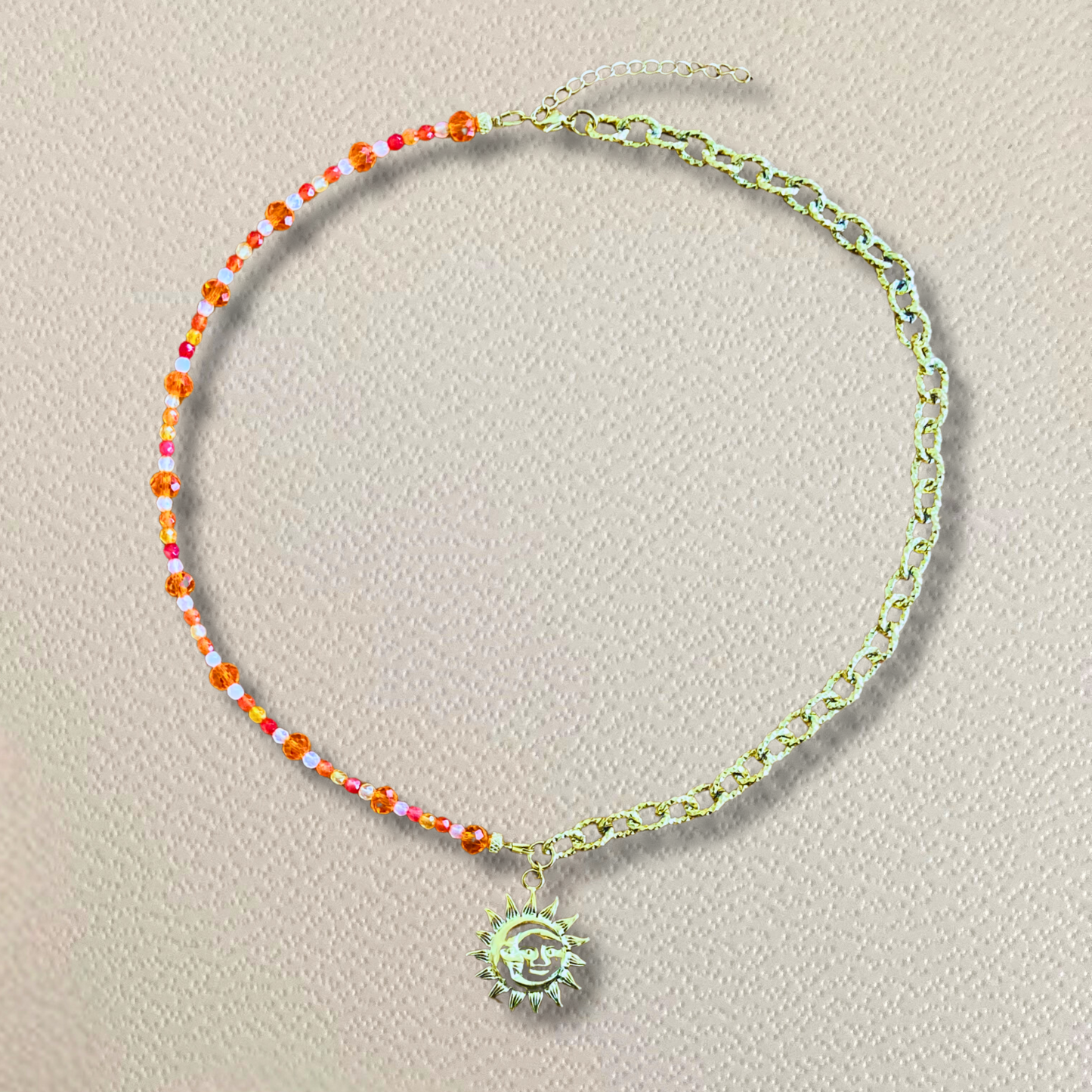 Collier solaire Solal ♢ pierres d'agate