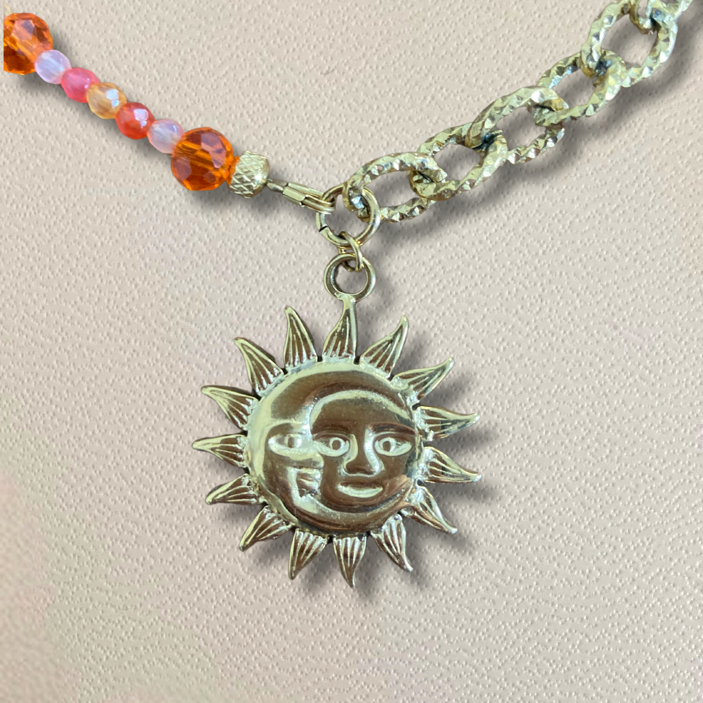 Collier solaire Solal ♢ pierres d'agate