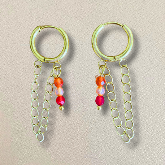 Créoles Agata ♢ pierres d'agate