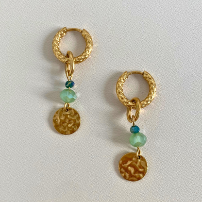 Coffret duo « Sous l’écume » • collier et créoles
