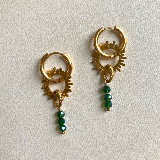 Créoles Halo • charm astre martelé