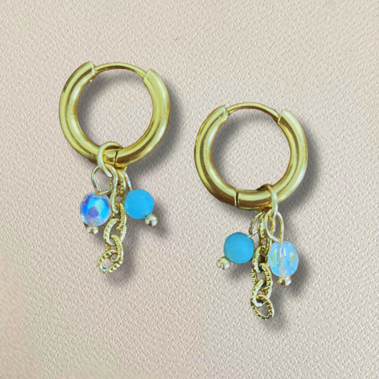 Créoles Lydie • pierres d'amazonite